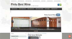 Desktop Screenshot of pintubesiwina.com